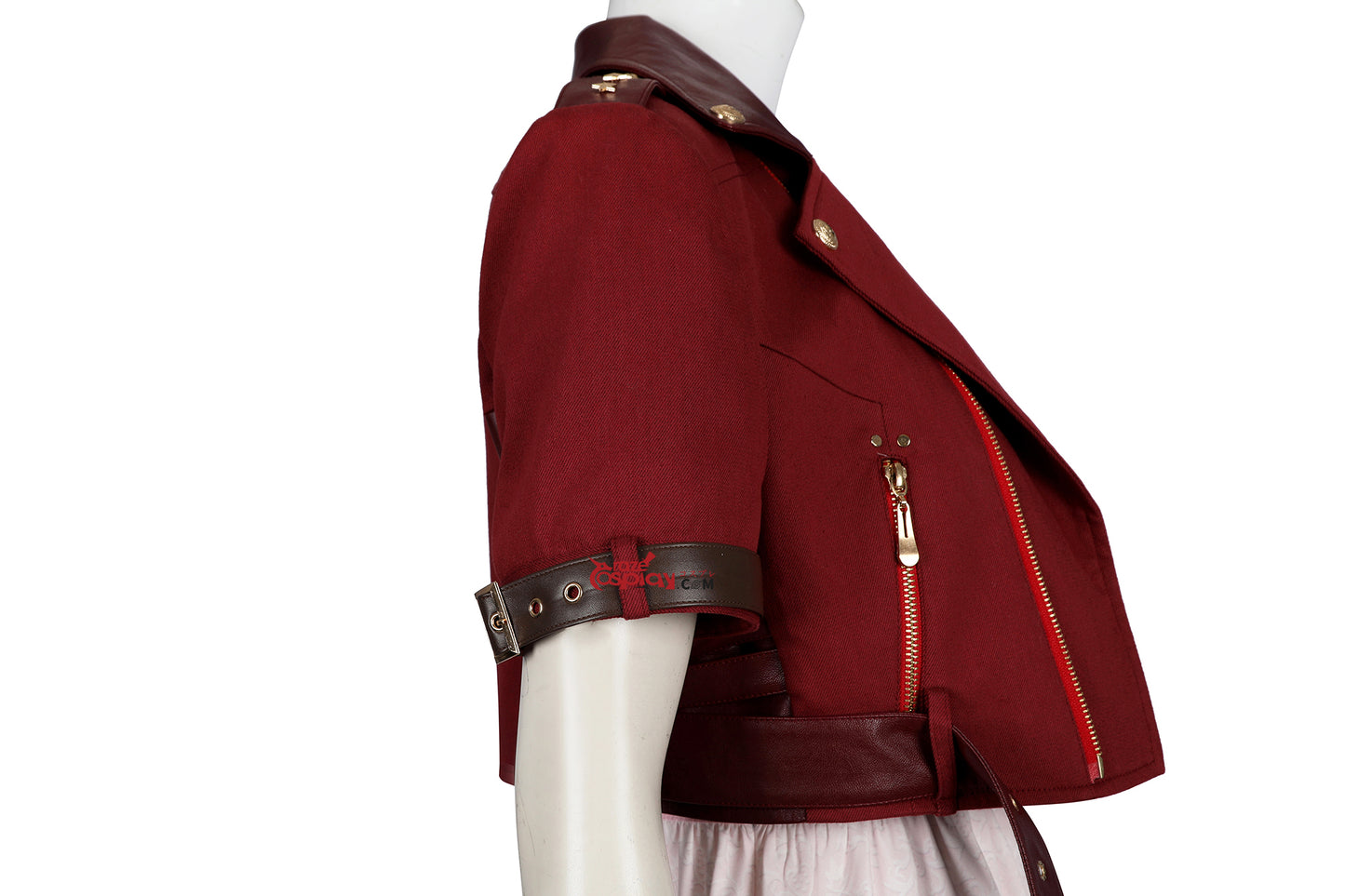 FF  Aerith Gainsborough Red Dress Cosplay Kostüm