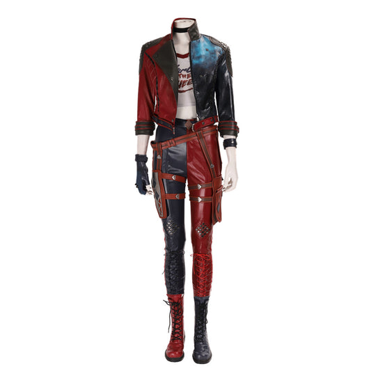 Suicide Squad Kill The Justice League Harley Quinn Outfit Cosplay Kostüm