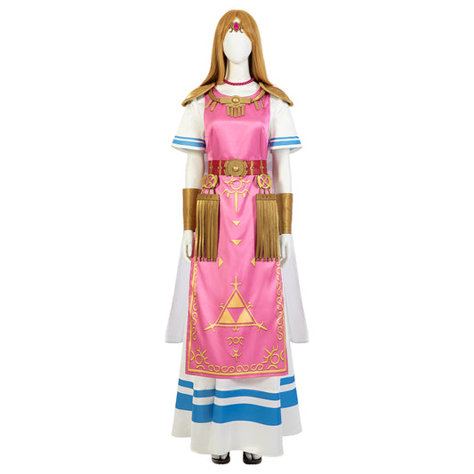 Super Smash Bros Princess Zelda Outfit Cosplay Kostüm