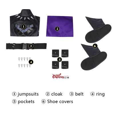 Shuri Black Outfit Cosplay Kostüm