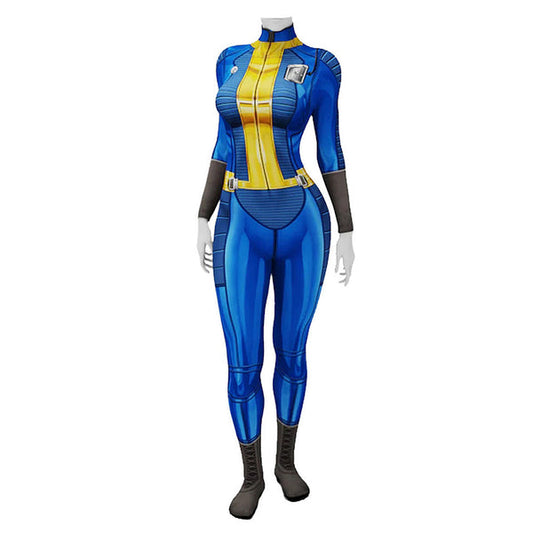 Fallout Vault 111 Blauer Jumpsuit Cosplay Kostüm