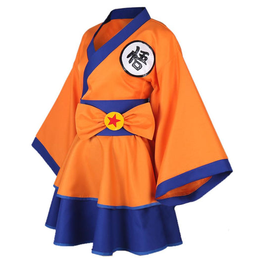 Dragon Ball Z Goku Genderbend Lolita Kleid Cosplay Kostüm