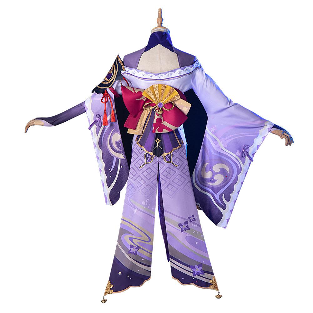 Genshin Impact Baal Raiden Shogun Outfits Halloween Karneval Anzug Cosplay Kostüm