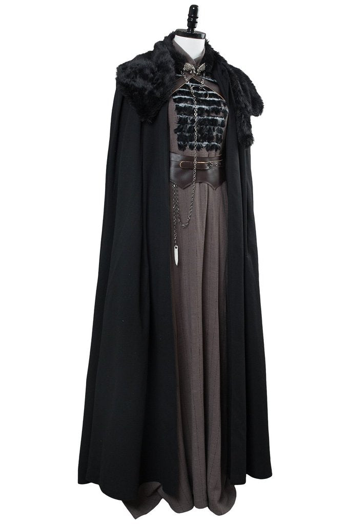 Got Game of Thrones Sansa Stark Outfit Cosplay Kostüm Damen Halloween Kostüm Kleid