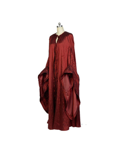 Ho preso Game of Thrones La sacerdotessa della donna rossa Lady Melisandre di Asshai Vestito da strega rossa Costume da carnevale di Halloween Cosplay