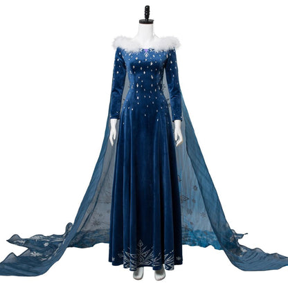 Frozen frozer Prinzessin Elsa Full Dress Cosplay Kostüm