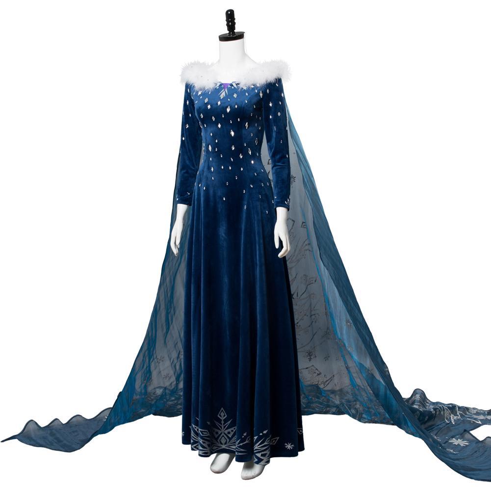 Frozen frozer Prinzessin Elsa Full Dress Cosplay Kostüm