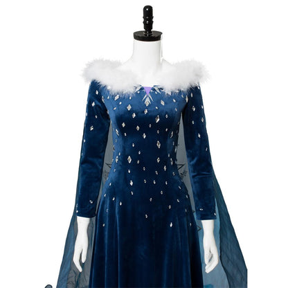 Frozen frozer Prinzessin Elsa Full Dress Cosplay Kostüm