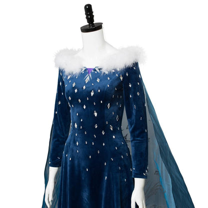 Frozen frozer Prinzessin Elsa Full Dress Cosplay Kostüm