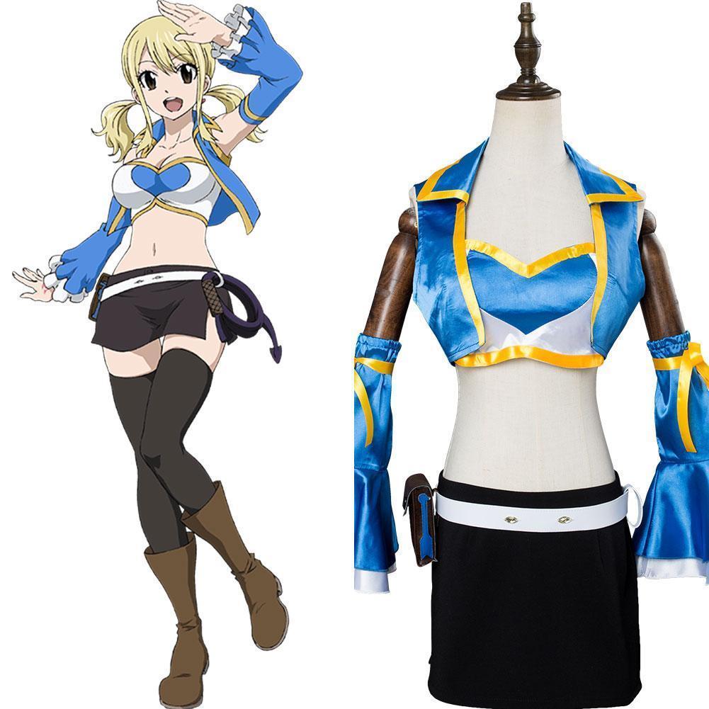 Fairy Tail Staffel 2 Lucy Heartfilia Outfit Cosplay Kostüm