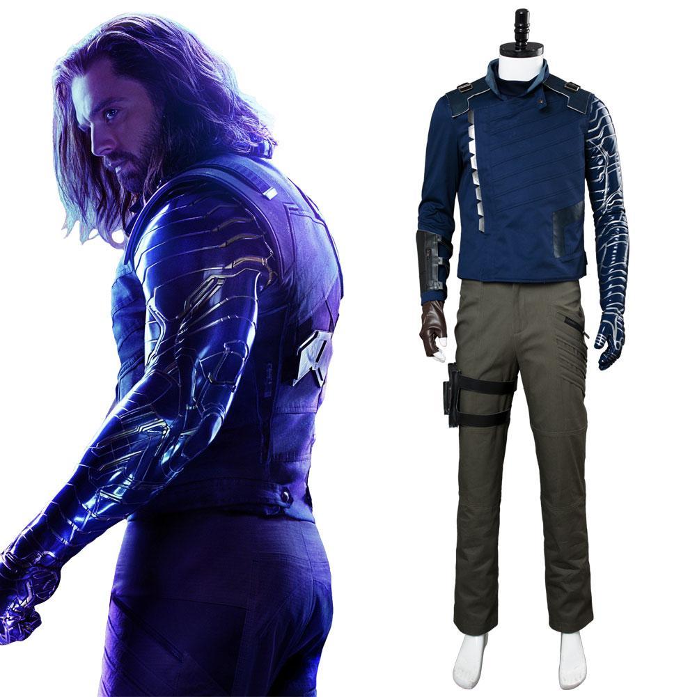 Avengers 3 Infinity War Winter Soldier Outfit Anzug James Buchanan Barnes Bucky Barnes Cosplay Kostüm