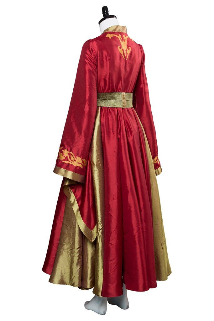 Game of Thrones Cersei Lannister Rotes Luxuskleid Cosplay Kostüm Halloween Cosplay Kostüm