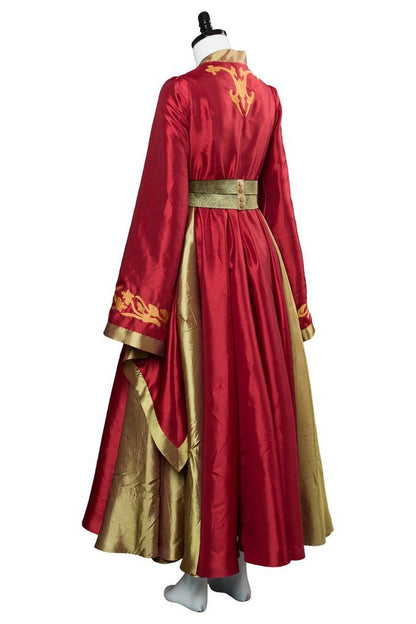 Game of Thrones Cersei Lannister Rotes Luxuskleid Cosplay Kostüm Halloween Cosplay Kostüm