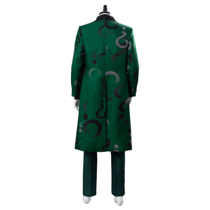 Gotham S5 Staffel 5 Der Riddler Edward Nygma grüner Uniformmantel Outfits Cosplay Kostüm Komplettset für Erwachsene