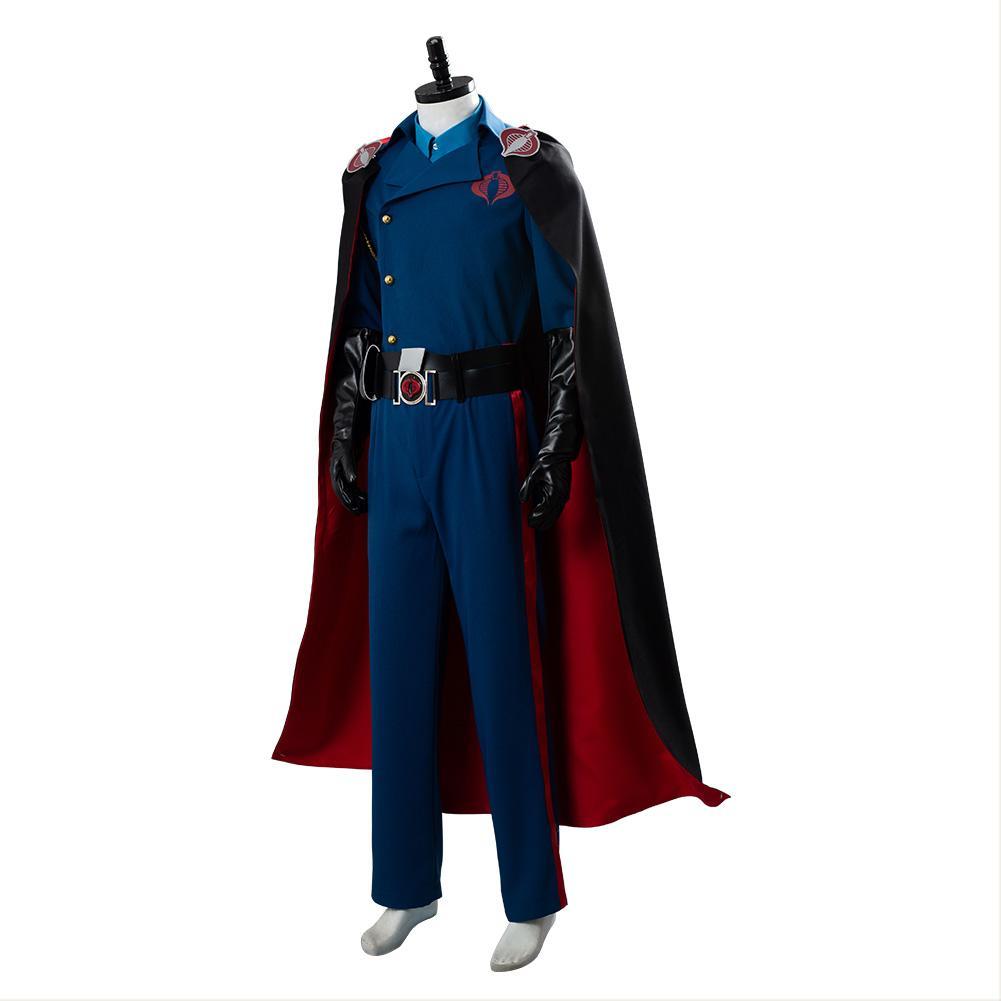 G.I. Joe The Rise of Cobra Cobra Commander Uniform Outfit Cosplay Kostüm