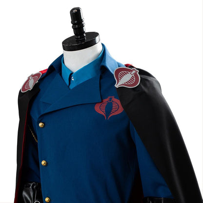 G.I. Joe The Rise of Cobra Cobra Commander Uniform Outfit Cosplay Kostüm