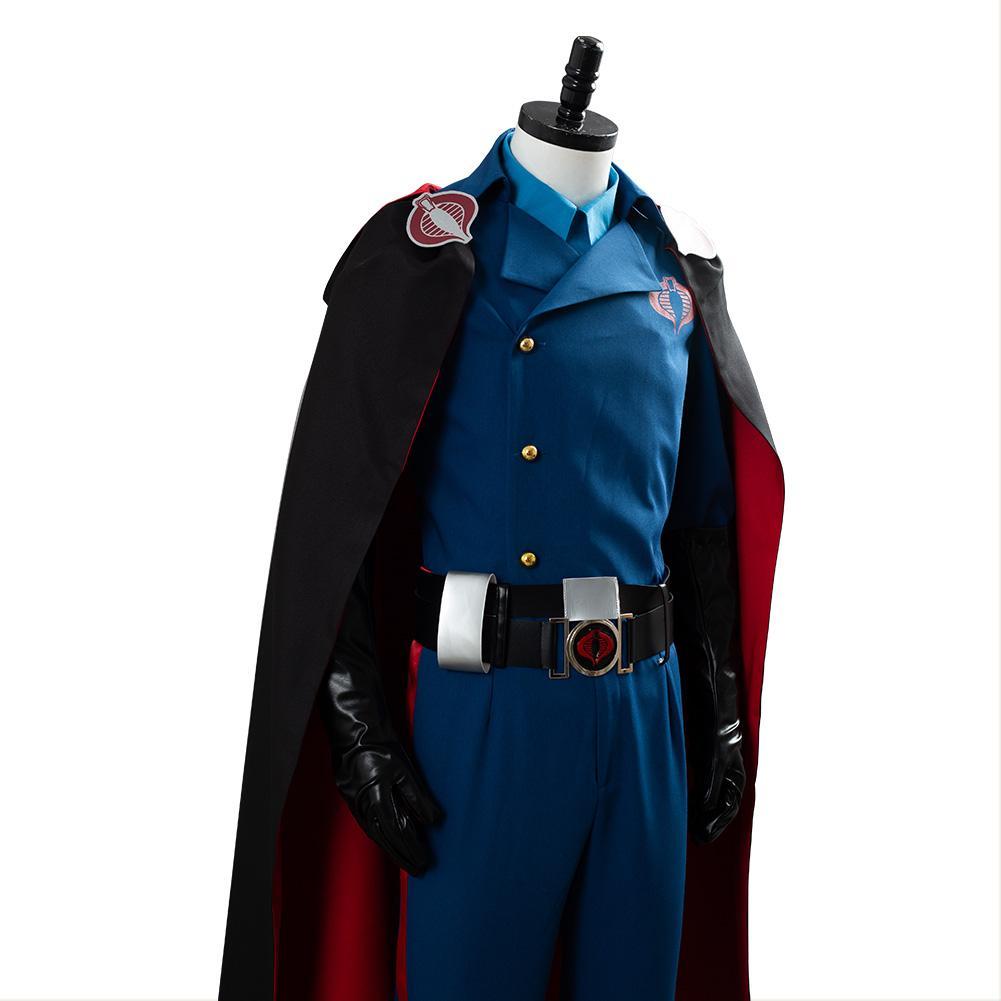 G.I. Joe The Rise of Cobra Cobra Commander Uniform Outfit Cosplay Kostüm