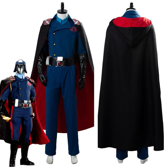 G.I. Joe The Rise of Cobra Cobra Commander Uniform Outfit Cosplay Kostüm