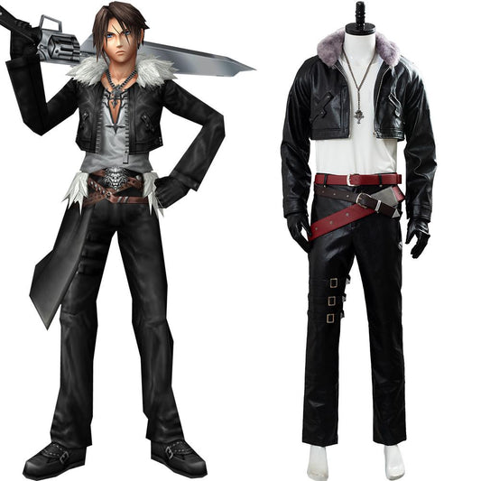 FF8 Final Fantasy VIII 8 Squall Leonhart Anzug Cosplay Kostüm