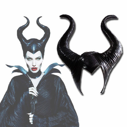 Schwarze Maleficent Halloween Hörner Maleficent Cosplay Zubehör