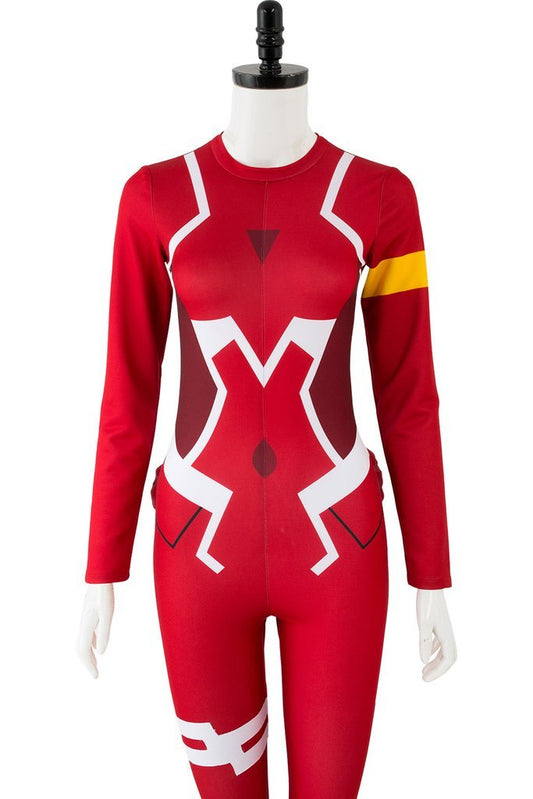 Darling in the Franxx Dfxx 02 Zero Two Pilot Jumpsuit Cosplay Kostüm Rot