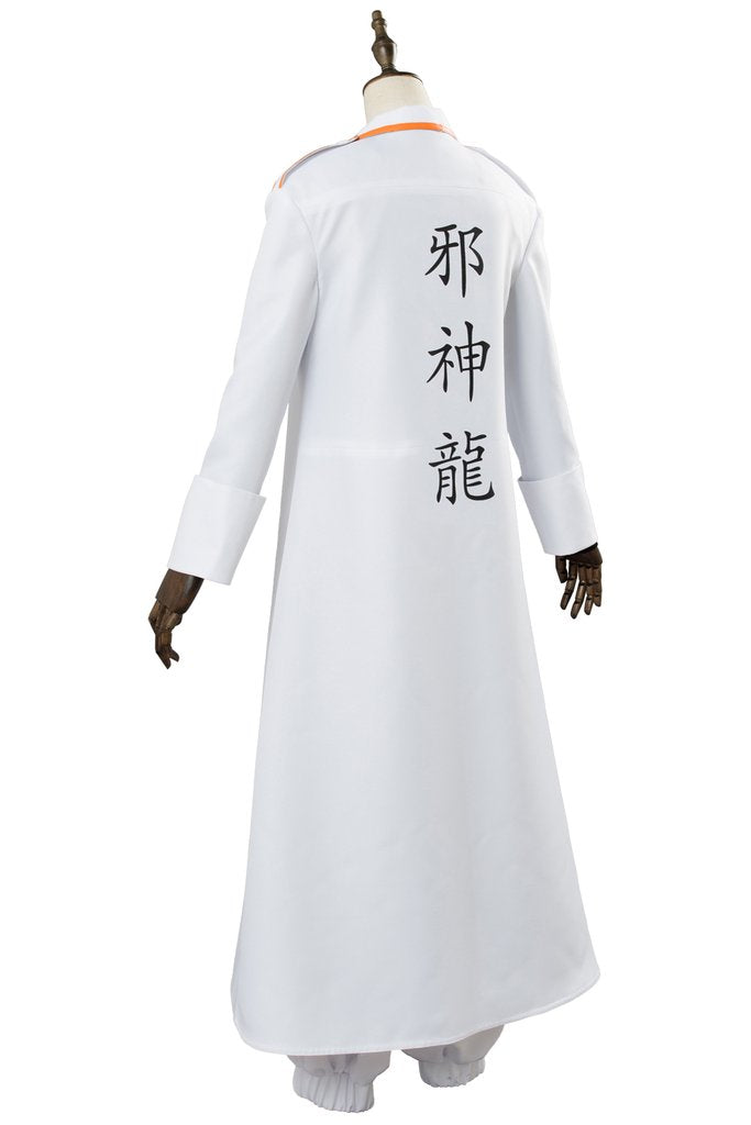 Hinamatsuri Anzu Langer weißer Mantel Uniform Outfit Halloween Carnival Cosplay Kostüm