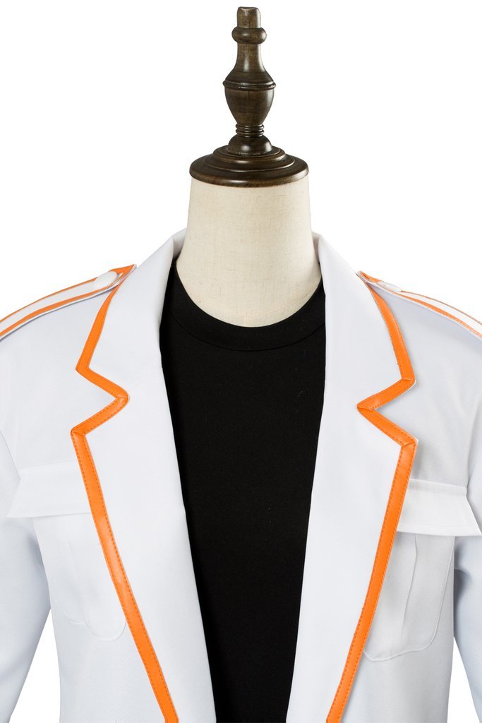 Hinamatsuri Anzu Langer weißer Mantel Uniform Outfit Halloween Carnival Cosplay Kostüm