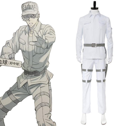 Costume de cosplay de neutrophiles de globules blancs de Cells at Work