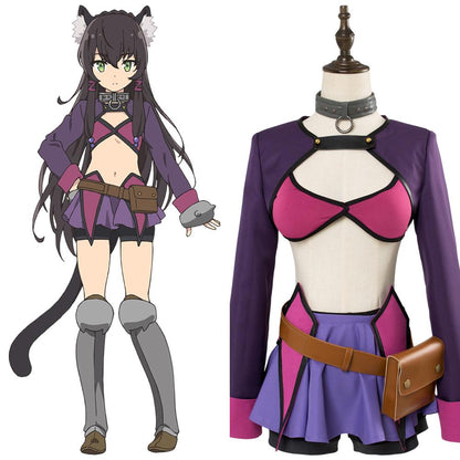 How Not To Summon A Demon Lord Rem Galleu Cat Cosplay Kleid Rock Vollständige Sets Outfit Halloween Cosplay Kostüm