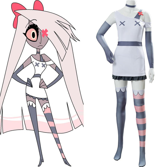 Hazbin Hotel Vaggie Uniform Suit Anzug Halloween Karneval Cosplay Kostüm Kostüm