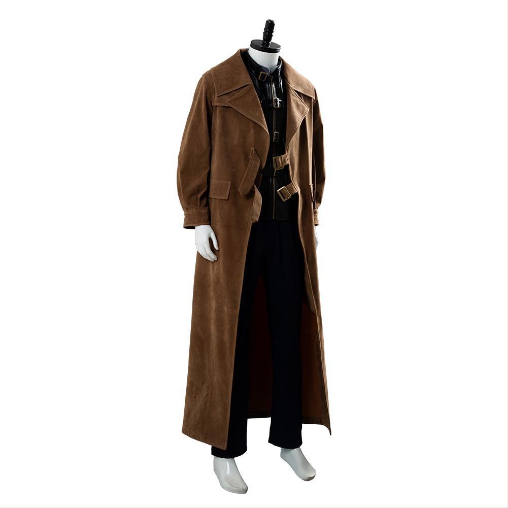 Harry Potter Alastor Moody Mad Eye Moody Trenchcoat Weste Outfit braun Cosplay Kostüm Halloween Outfit Full Set