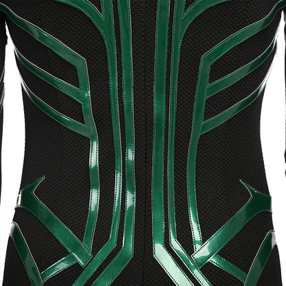 Hela Kostüm Thor 3 Ragnarok Frauen Halloween Bodysuit Umhang Cosplay Anzug