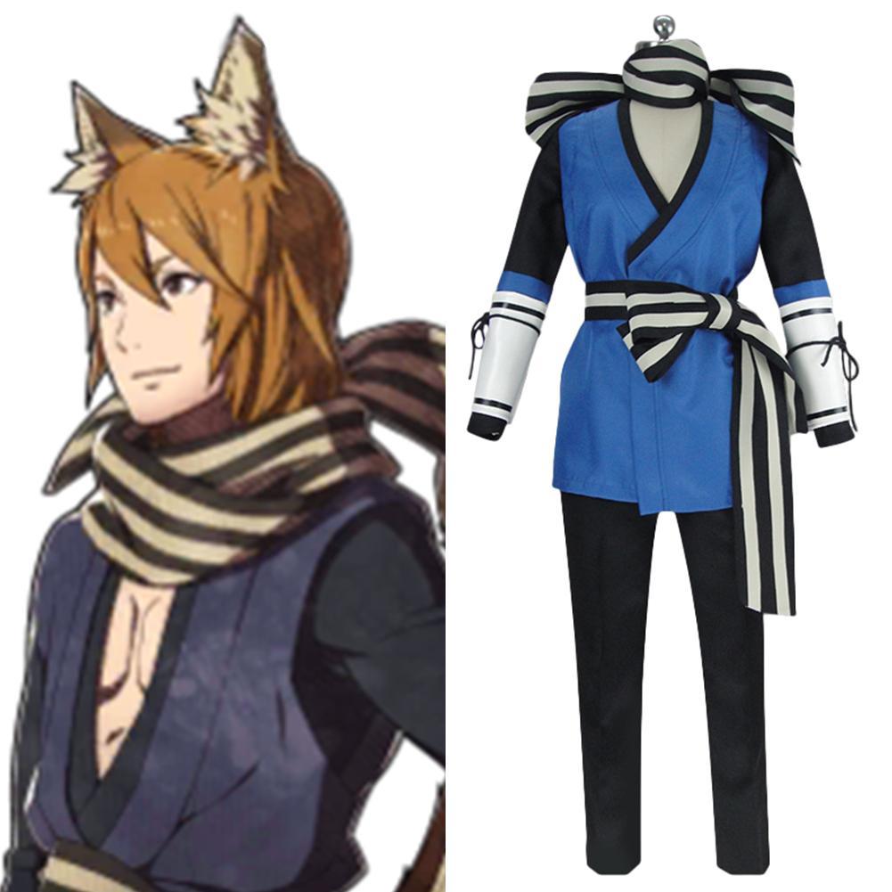 Fire Emblem fe Fates Krieger Nishiki Outfit Cosplay Kostüm