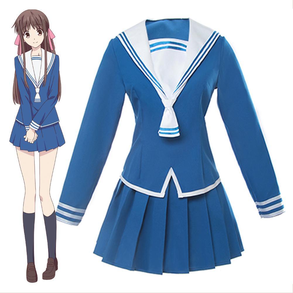 Fruits Basket 2001 2019 Tohru Honda Schuluniform Cosplay Kostüm