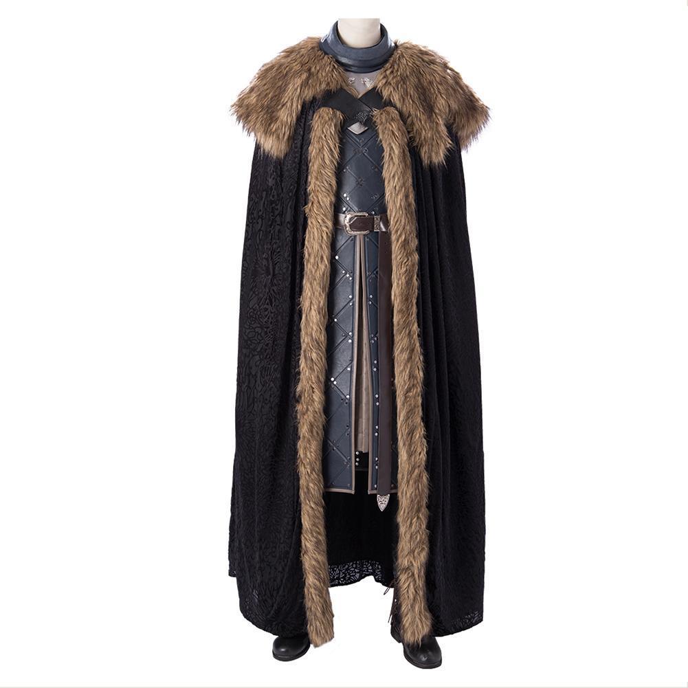 Game of Thrones Jon Snow Nachtwachen Outfit Cosplay Kostüm Halloween Kostüm