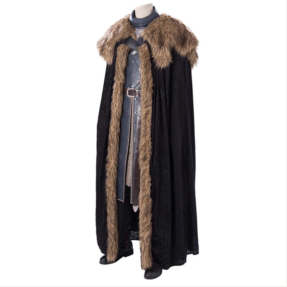 Game of Thrones Jon Snow Nachtwachen Outfit Cosplay Kostüm Halloween Kostüm