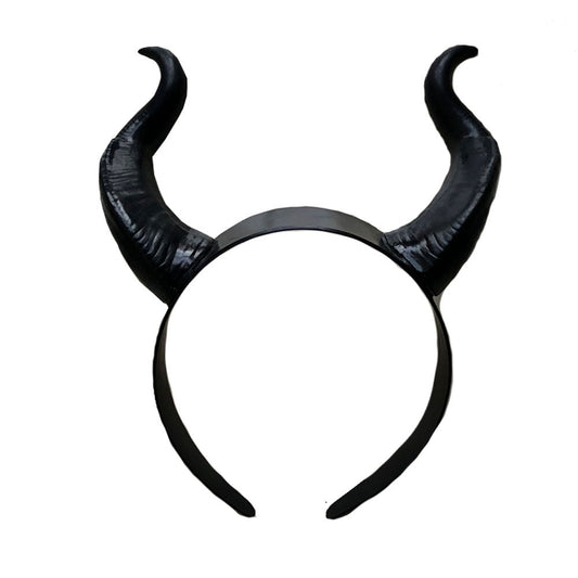 Maleficent Hörner Haarreif Halloween Cosplay Accessoires für Erwachsene