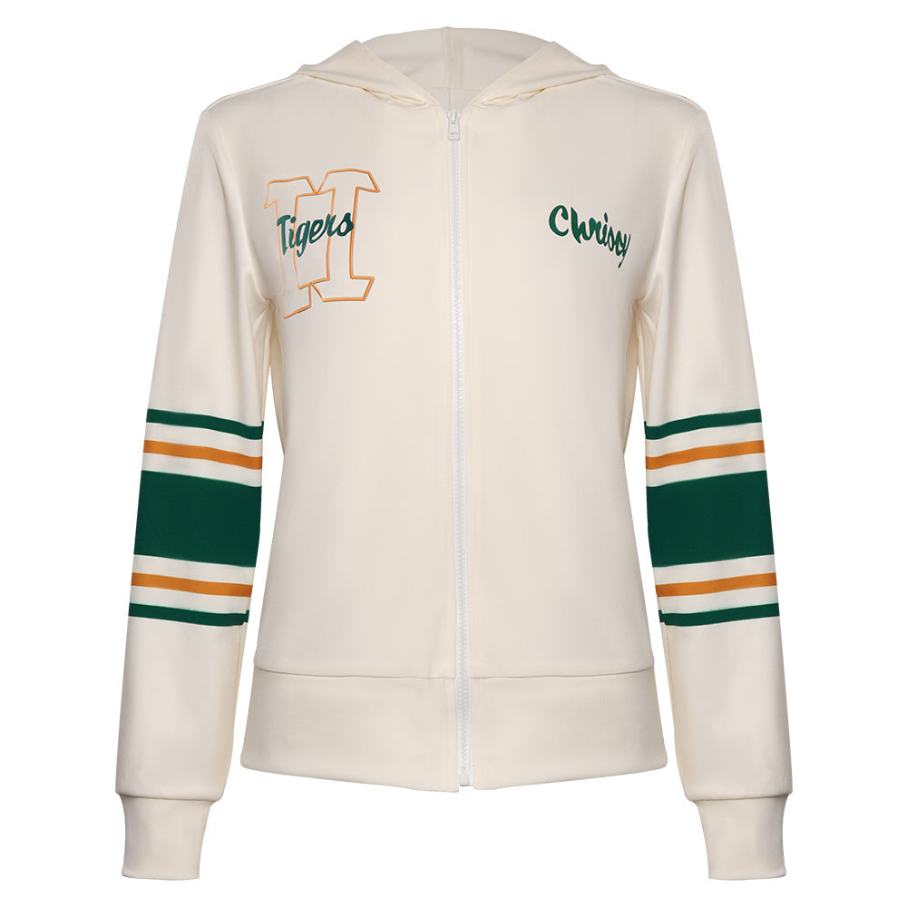 Chrissy Stranger Things Staffel 4 Kostüm Hawkins High School Halloween Uniform Jacke Mantel