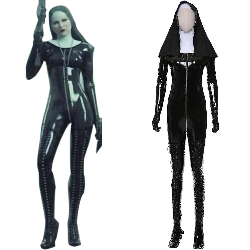 Hitman 5 Absolution Schwester Rosewood Waisenhaus Nonnenoutfit Cosplay Kostüm