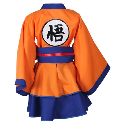 Dragon Ball Z Goku Genderbend Lolita Kleid Cosplay Kostüm