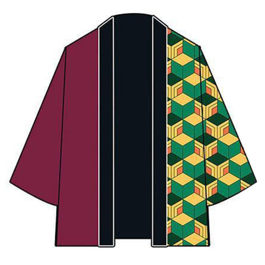 Demon Slayer: Kimetsu no Yaiba Tomioka Giyuu Cosplay Kostüm Men Women Cardigan Jacken Japanische Kimono Kostüme für Männer Frauen Mädchen und Jungen