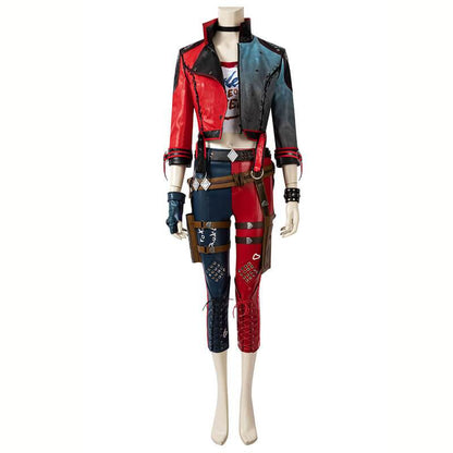 Harley Quinn Kostüme Suicide Squad Kill the Justice League Cosplay Outfit Halloween Anzug