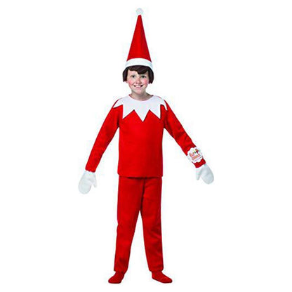 Familien Weihnachtskostüm Elf On A Shelf Kostüm Erwachsene Kinder Elf Kostüm Rot Neujahr Cosplay Kostüm