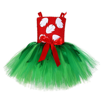 Mädchen Tutu Kleid Weihnachtsparty Kostüme Elf Cosplay Kleidung Schichtkleid