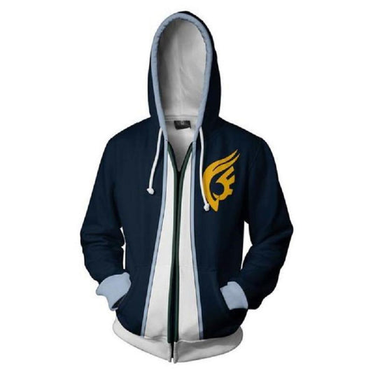 Fairy Tail Jellal Fernandes Cosplay Hoodies Reißverschluss Sweatshirt