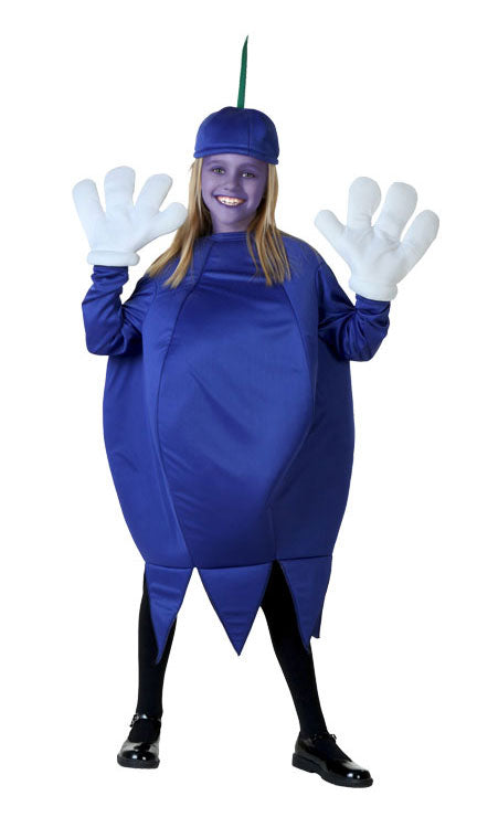 Blaubeere von Willy Wonka Kostüm Halloween Cosplay Outfits für Mädchen Frauen