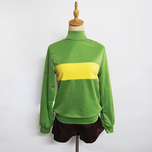 Costume d'Halloween Chara Undertale Costume de Cosplay Chara pour adultes