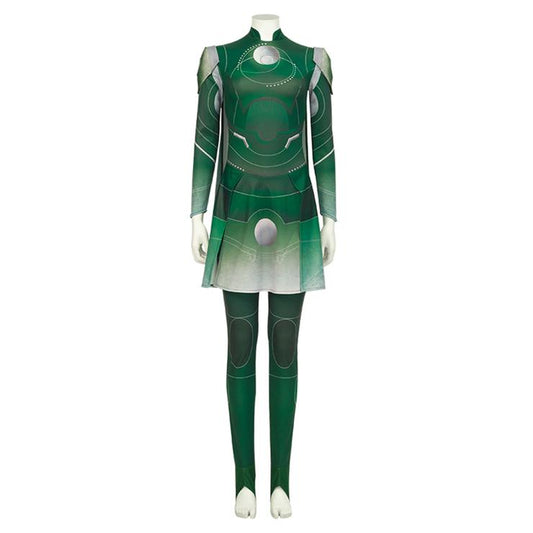 Eternals Sersi Halloween Jumpsuit Cosplay Kostüm Outfit