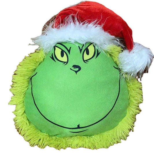 Grinch Plüsch Großer Kopf für Weihnachtsbaum Ornamente