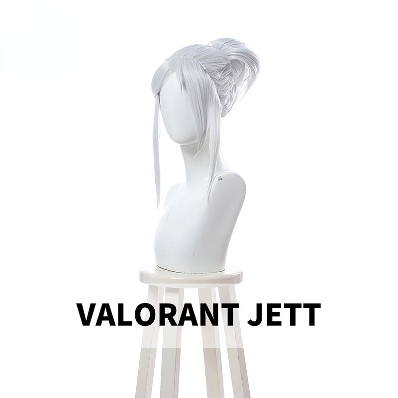 Valorant Jett Cosplay Perücke